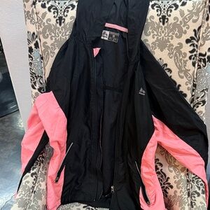 Hi-Tec Women's Black and Pink Ski Jacket